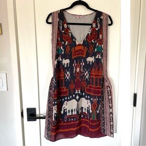 Calypso Peruvian Printed Dress